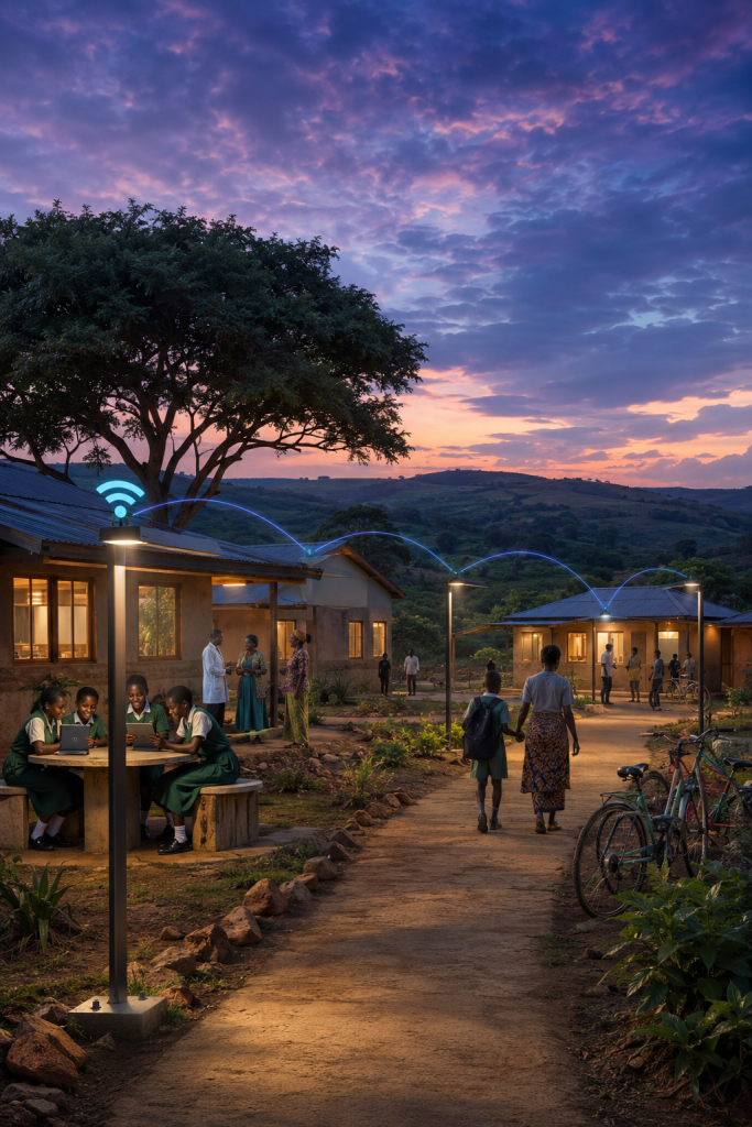 Conceptual HOPLIT connectivity in an African community setting